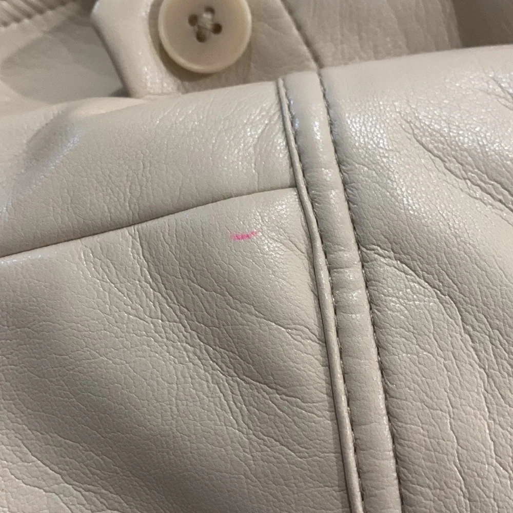 Wilfred faux leather shirt jacket - Picture 6 of 6